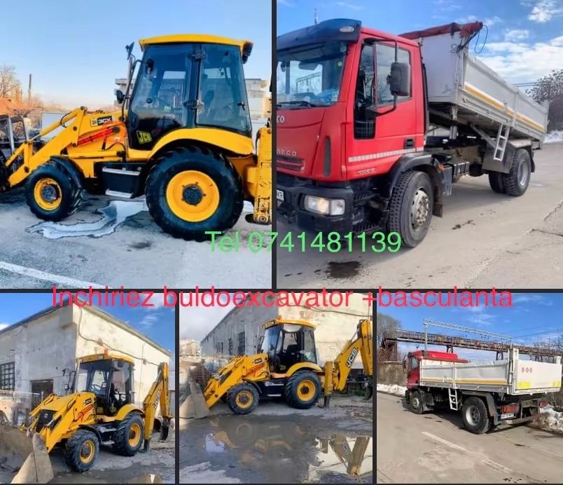 Buldoexcavator disponibil prestari servicii
