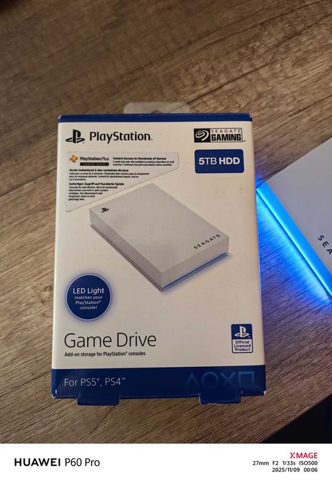 HDD extern Seagate GameDrive 5TB PS4/PS5/PC/LAPTOP | Seagate Gaming