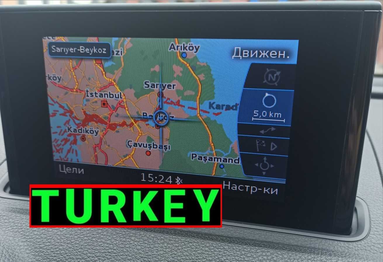 2025 Audi A3 карта навигация MIB-S MSTD map Europe BG Ауди MIB1 SDcard