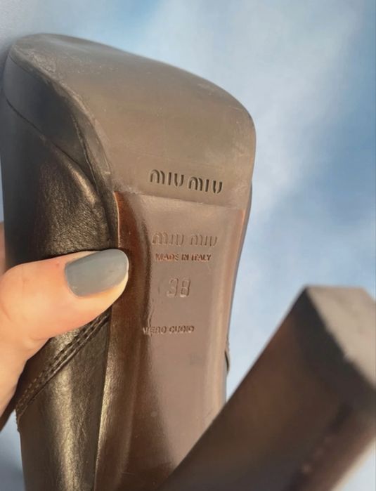 Ghete designer Miu Miu originale