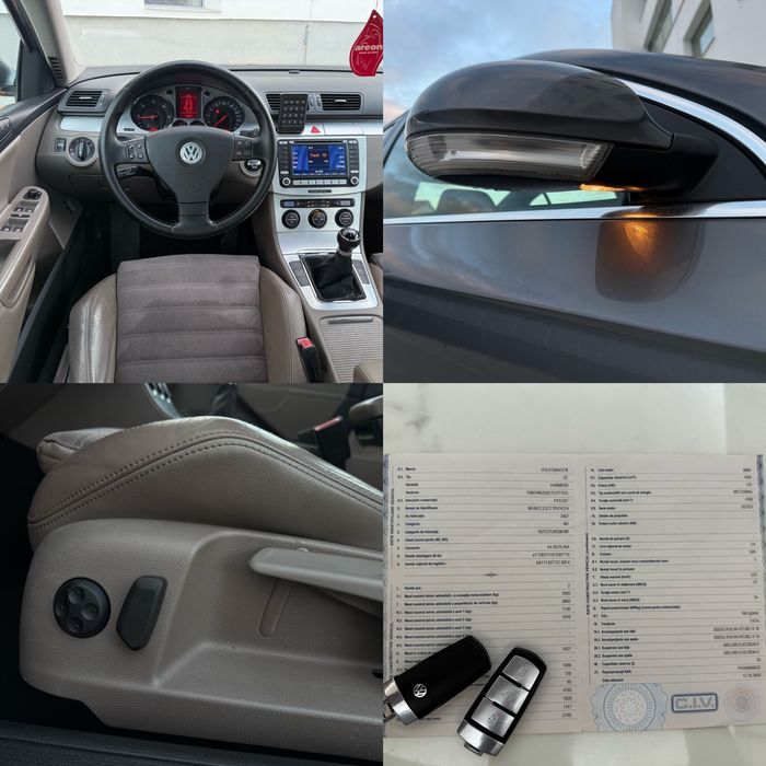 Volkswagen Passat *B6* 2.0 TDI *170cp* *ALCANTARA* *NAVI* *INCALZIRE*