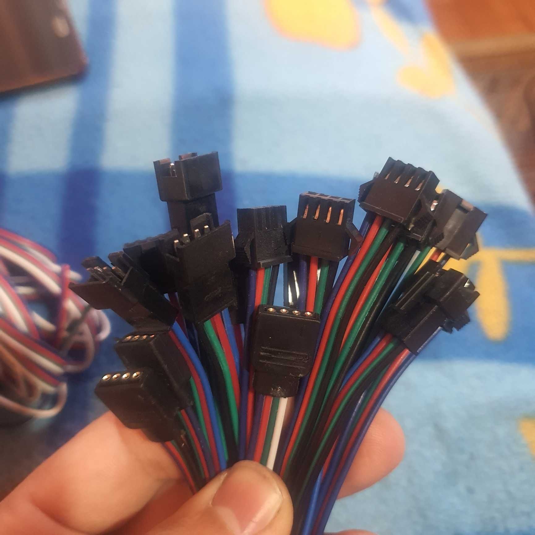 Cablu de conexiune banda LED RGB-Mufe de conexiune rapida-Alimentare