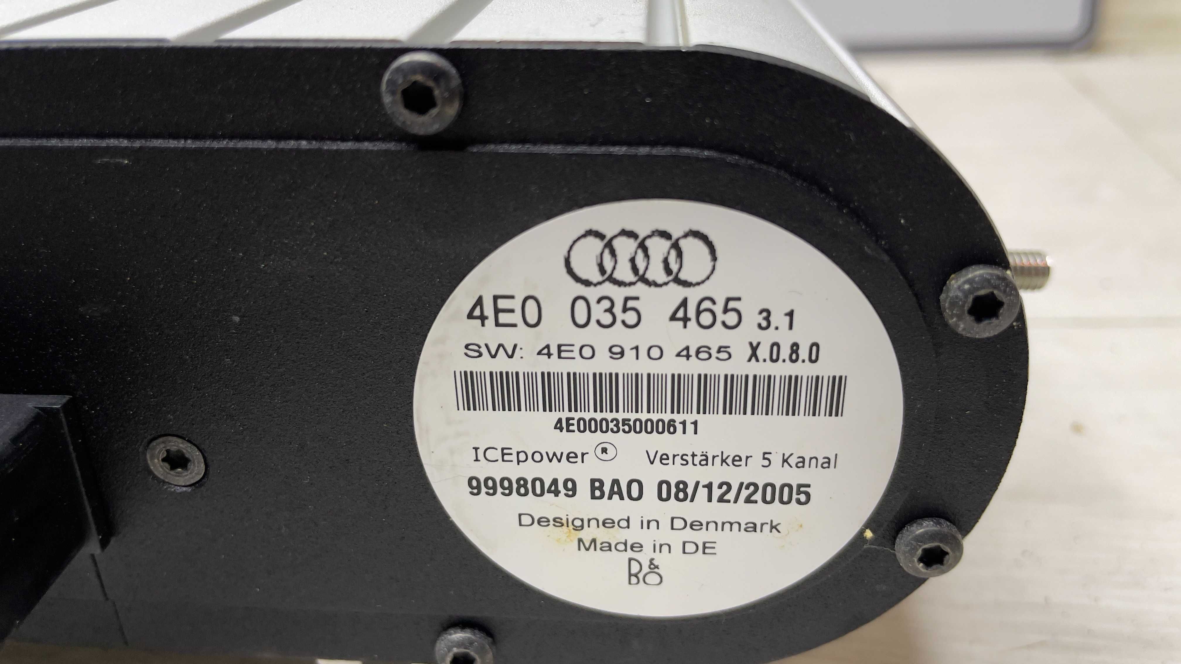 Усилвател BANG&OLUFSEN AUDI A8 4E0035465