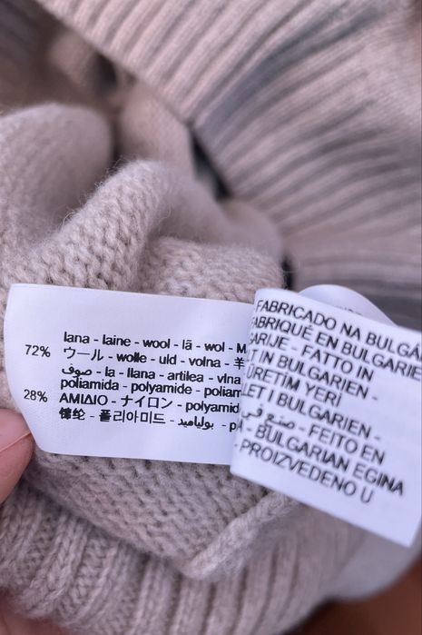 Pulover iarnă Zara, 72% lână, M
