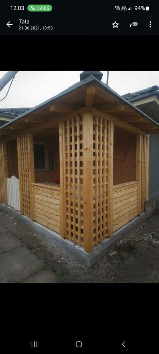 Foisoare din lemn, terase si case din lemn