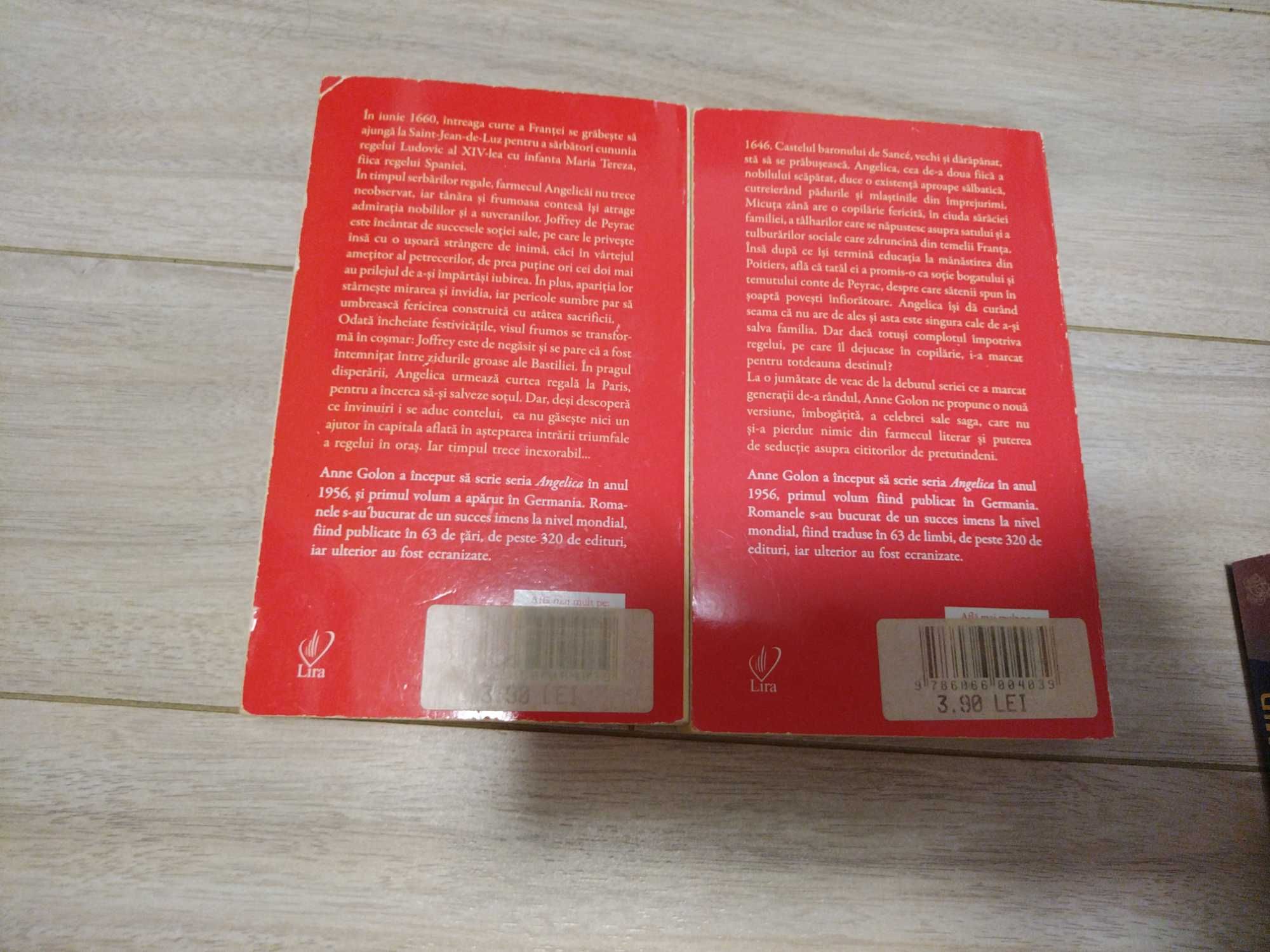 De vanzare seria Angelica - 4 volume si Manastirea Northanger