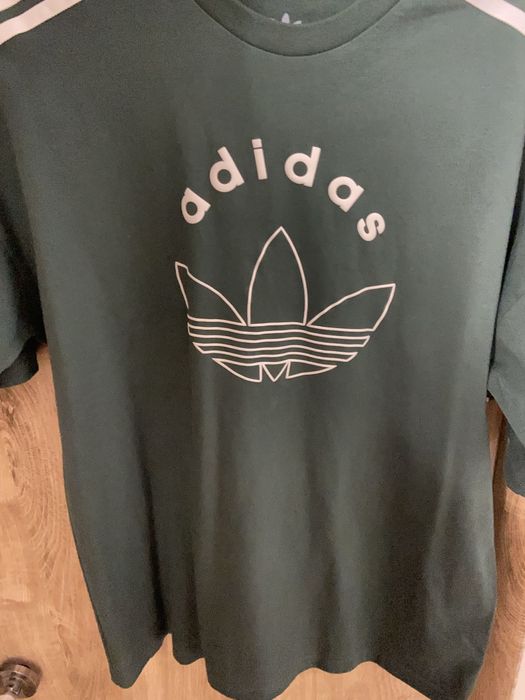 Tricou adidas verde grena