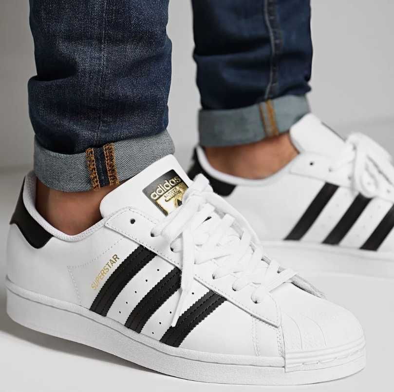 Оригинални маратонки * ADIDAS SUPERSTAR FONDATION * EU 44 2/3 -46 2/3