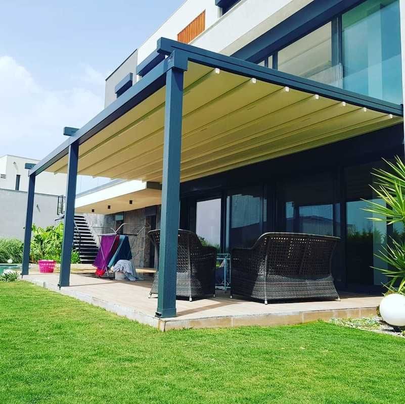 Pergola retractabila