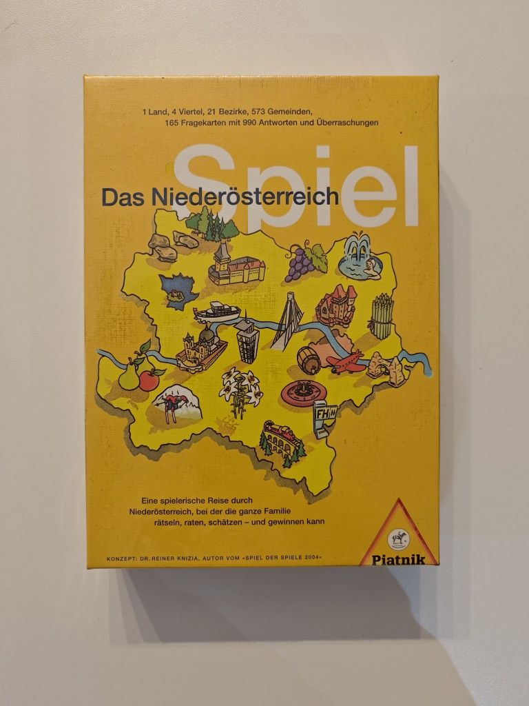 Joc de societate board game Das Niederosterreich - nou, sigilat