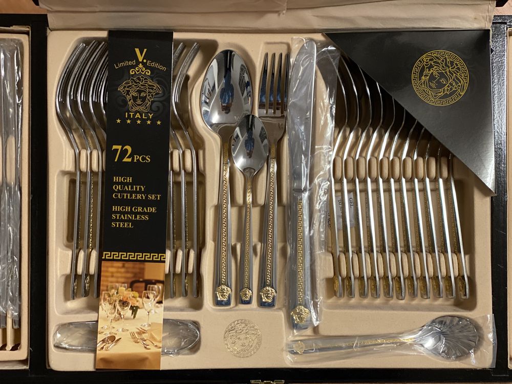 Set tacâmuri 72 piese, 12 pers., quality gold LIMITED EDITION LV-9722