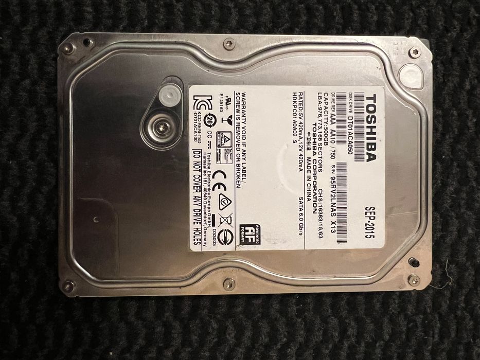 HDD Toshiba 500 GB