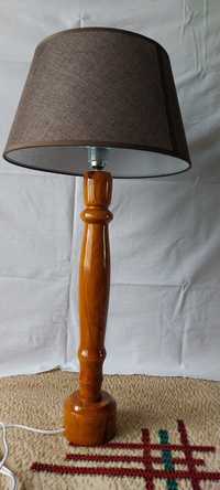 Lampa, veioza lemn masiv stejar și salcâm, lucrata manual
