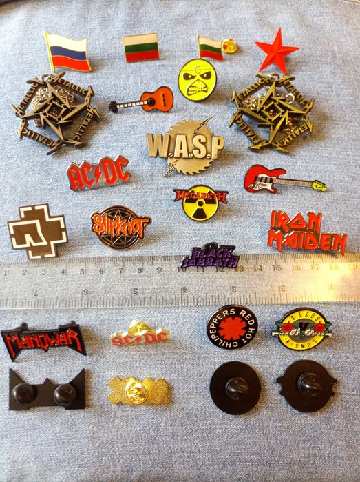 Нашивки бродирани, Rock значки