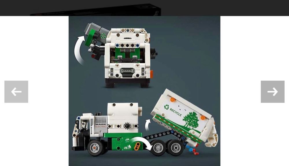 Lego Technic  Mack Nou 42167 8+