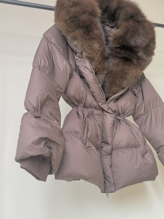 Дамско яке от ествен косъм