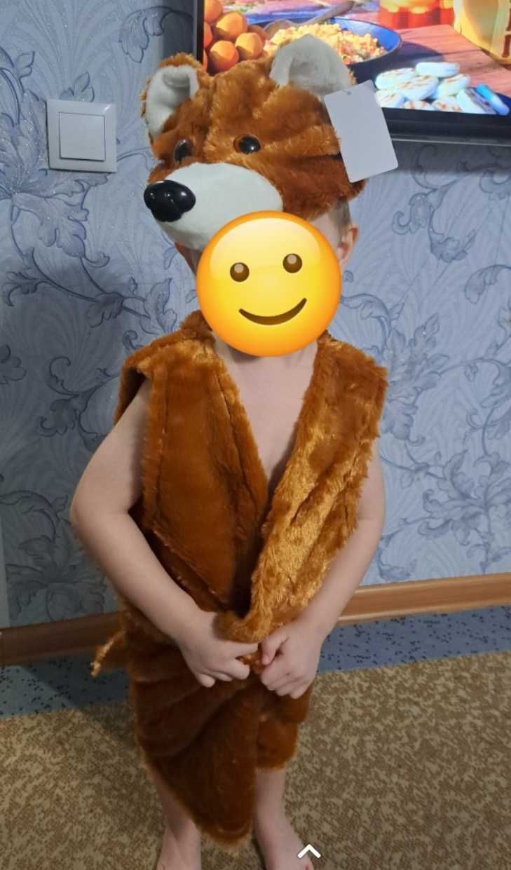 Костюм мишки 3-5 лет новый