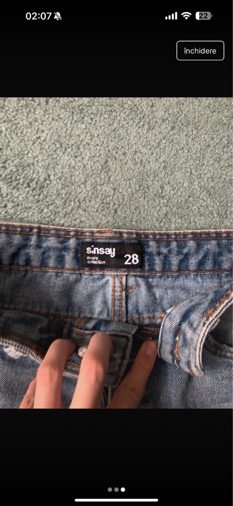 Pantaloni Scurti de Blugi Barbati