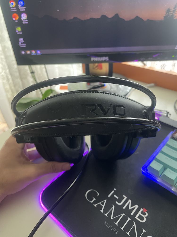 Геймърски слушалки Marvo HG9018 – 7.1 звук + вибрация