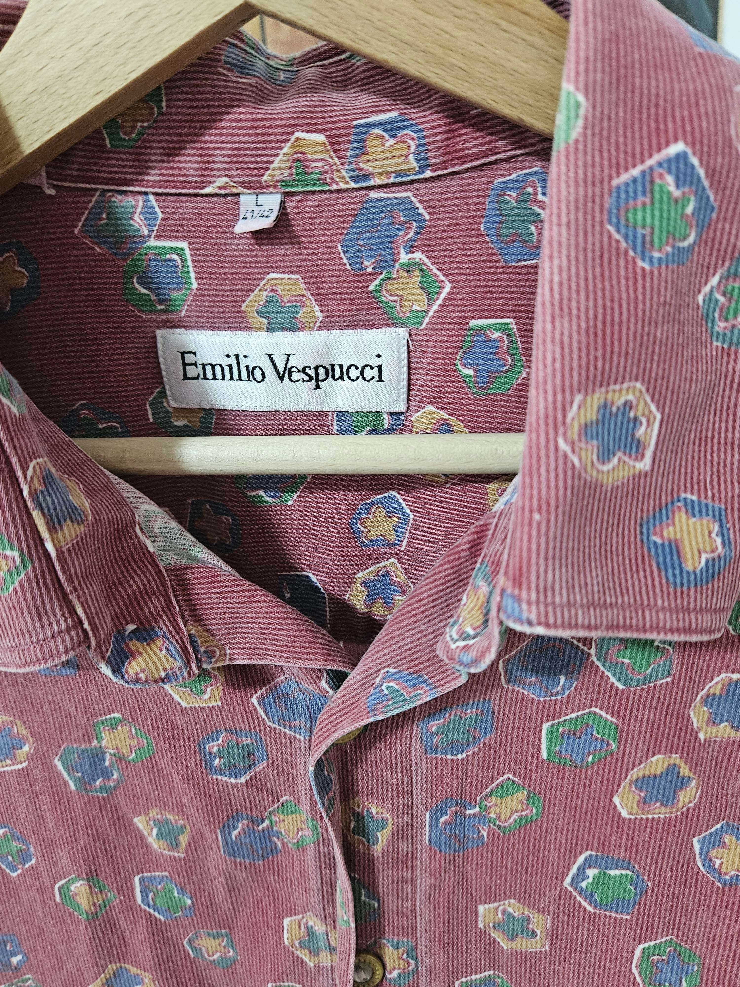 Camasa vintage cu maneca Scurta Emilio Vespucci