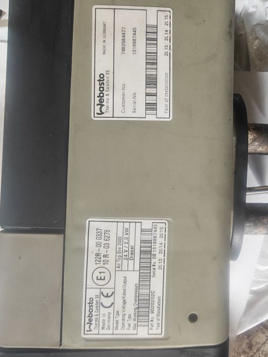 Webasto air top Evo 2000 24v