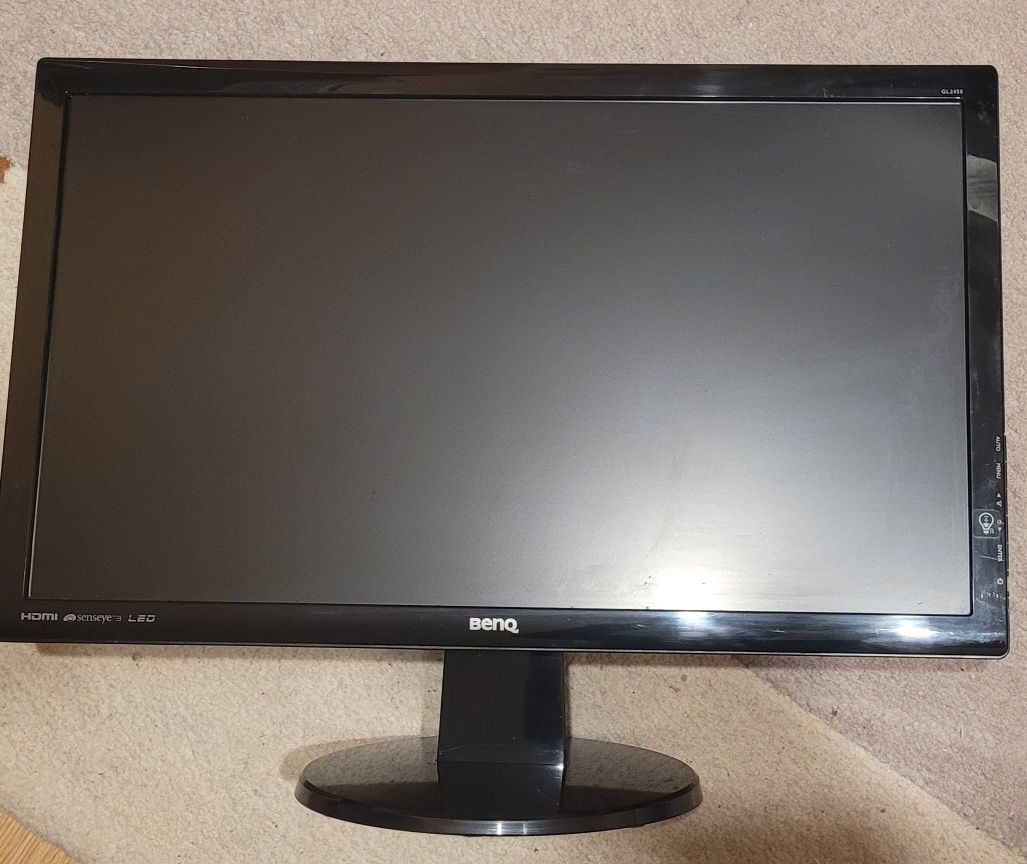 Monitor, BenQ, GL2450-T, LED, Wide, 24”, 1920 x 1080, FHD,hdmi,audio