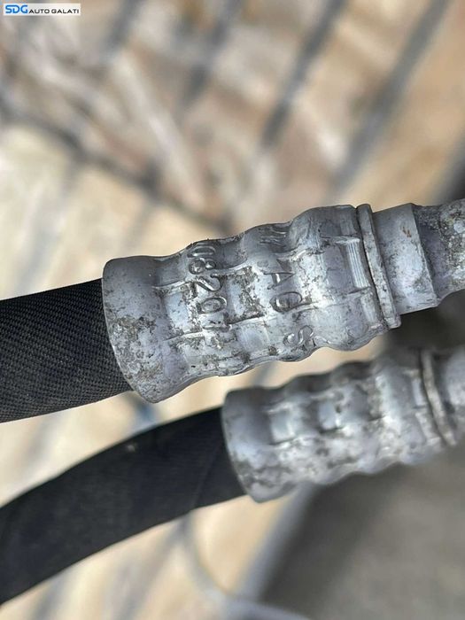 Furtun Conducta Radiator Compresor AC Aer Conditionat Clima Volkswagen Polo 1.2 AWY AZQ BMD 2002 - 2008 Cod 6Q0820741A 6Q0820741D