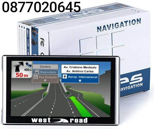 Чисто нова Gps Igo 7” инчова навигация подходяща за автомобил, автобус