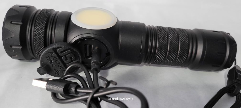 Lanternă multifuncțională cu acumulator li-ion
