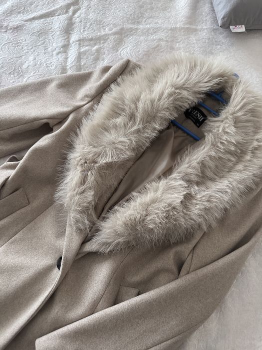 Дамско палто с пух