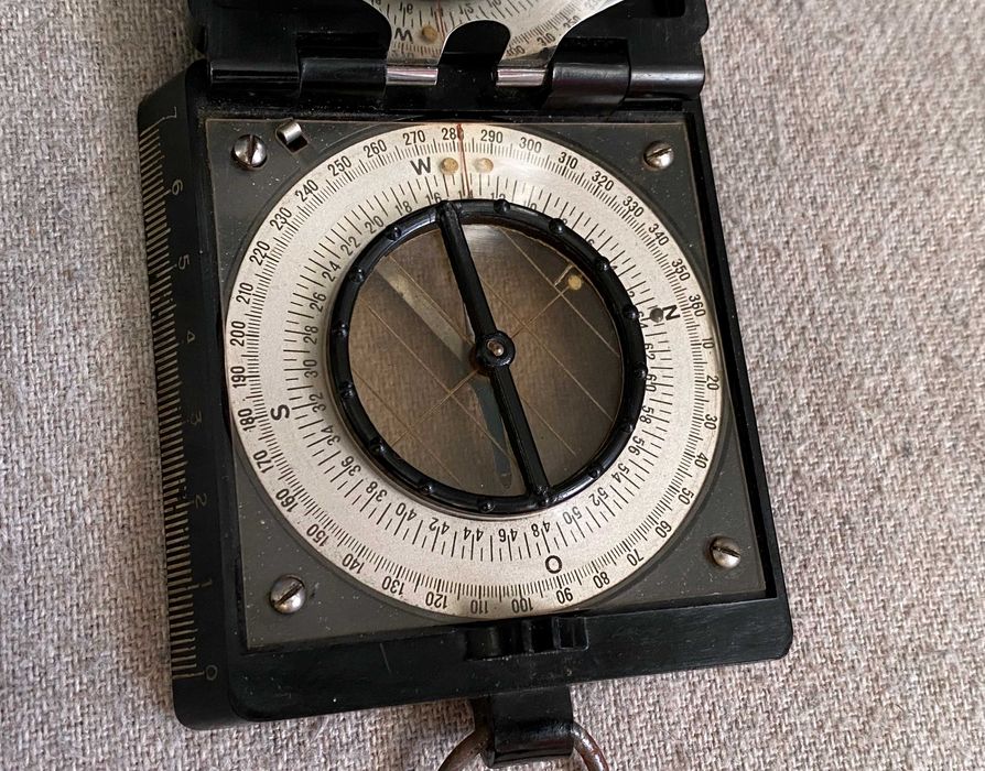 Busola ofiteri WW2 - Wehrmacht March Compass Company Kührt DRP 1938