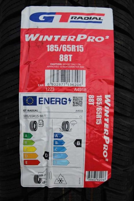 Anvelope iarna noi 185/65 R15 GT-Radial