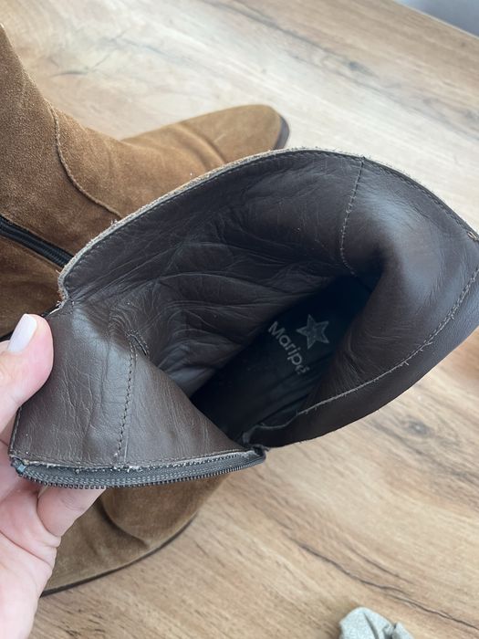 Замшевые казаки в отличном состоянии