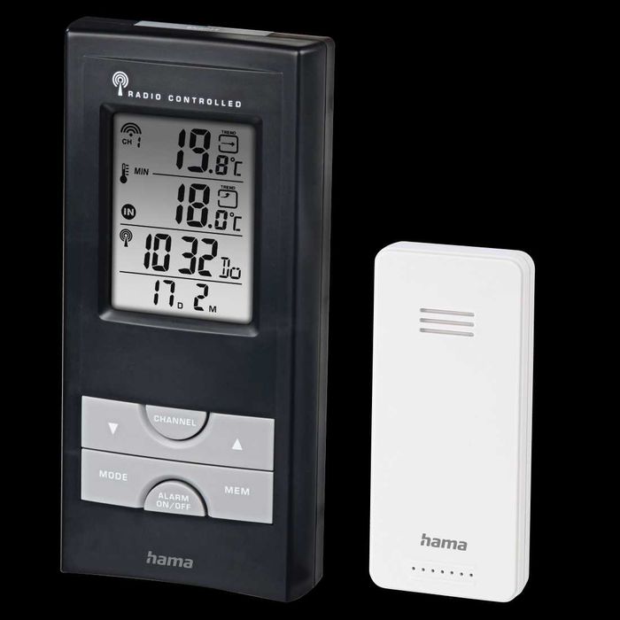 Stație meteo electronică Hama „EWS-165”, negru