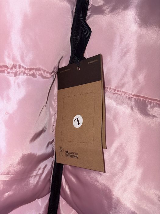 Geacă L The North Face roz rose trandafir fucsia negru neagră Nouă new