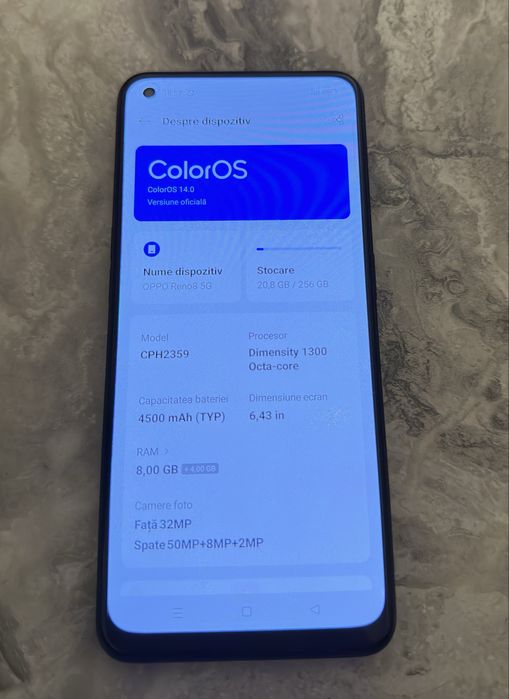 Vand Oppo reno 8 5g 256gb