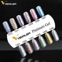 12мл VENALISA Platinum UV LED гел лак серия Платинум