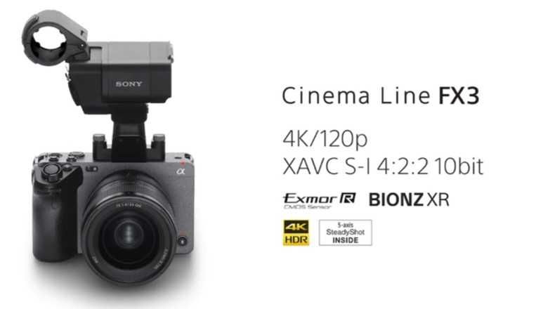 Новая кино камера Sony FX3 (боди)