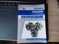 Книга Nissan двигатели VQ35DE. Руководство по ремонту и эксплуатации.