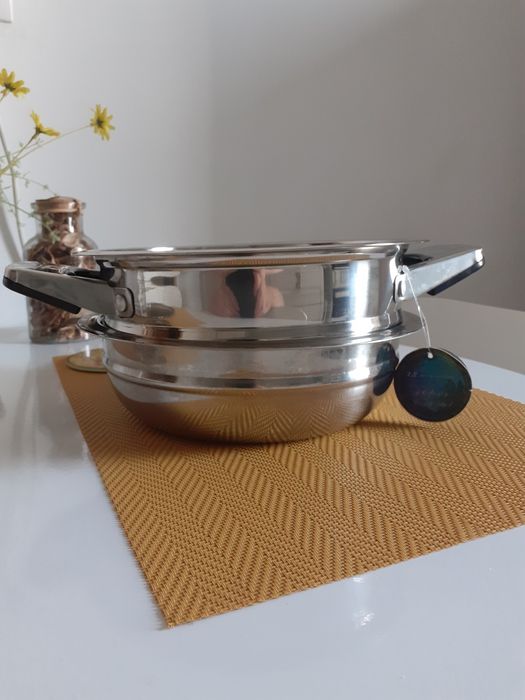 Strecurătoare din inox cu castron noua