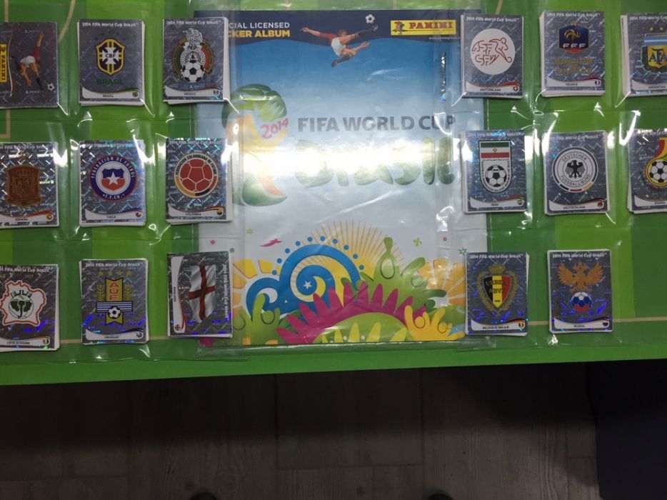 Panini set complet 640 stickere si Album gol Brazilia 2014 Brazil 14