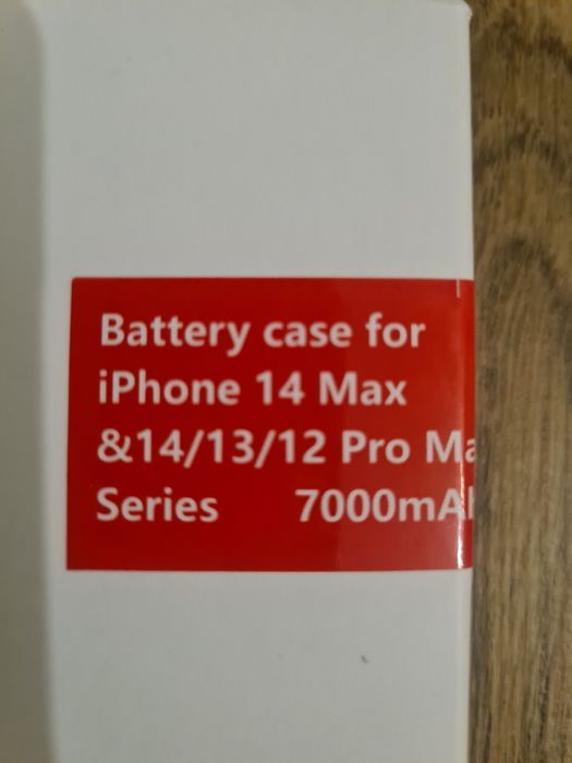 Carcasa iPhone 14 Max&14/13/12 Max Smart Battery Case, Wireless
