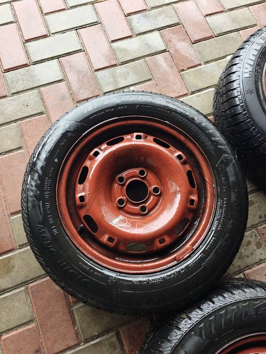 Jante cu anvelope 5x100 R14