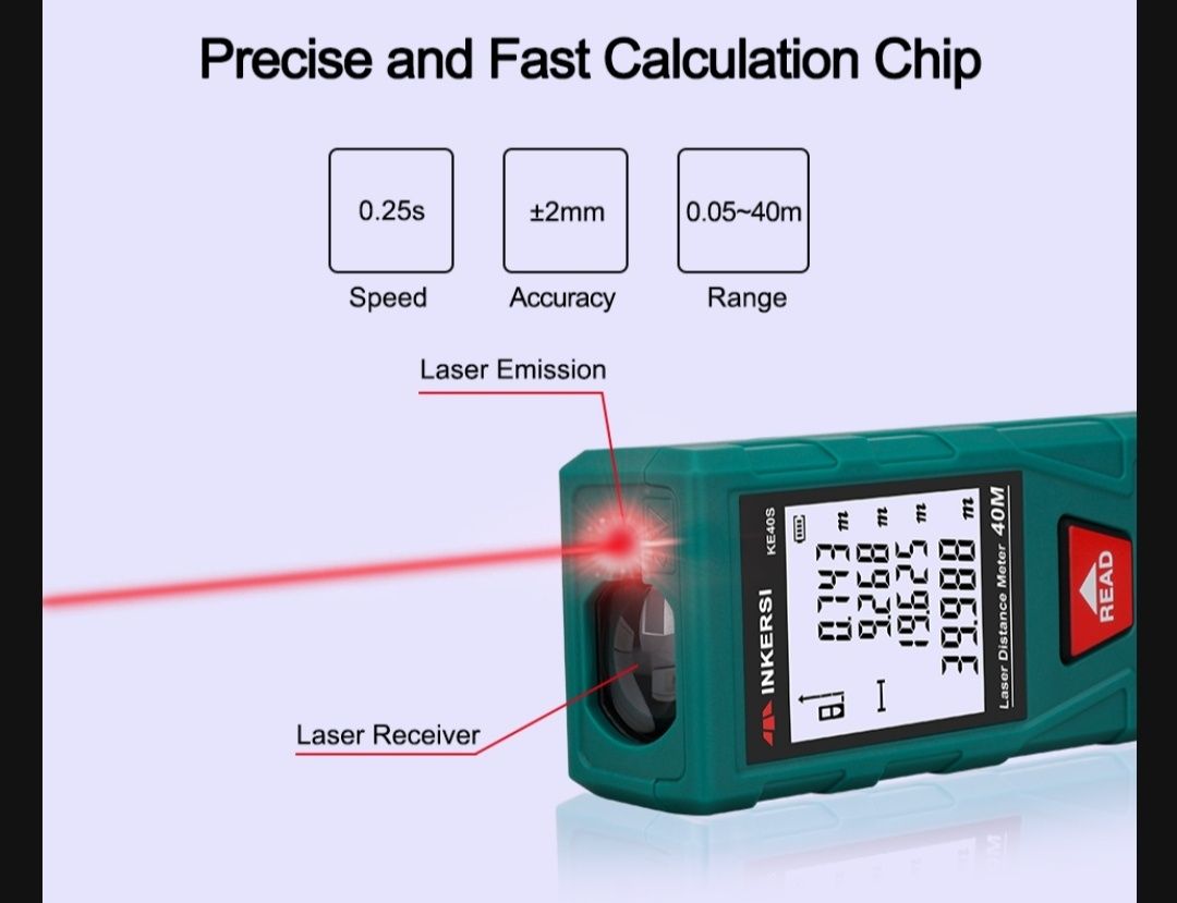 INKERSI - Лазерный дальномер (120-метр)