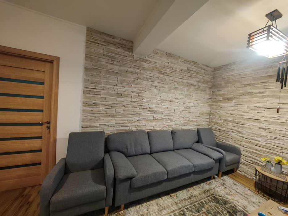 Canapea cu 2 Fotolii Jysk GEDVED Gri