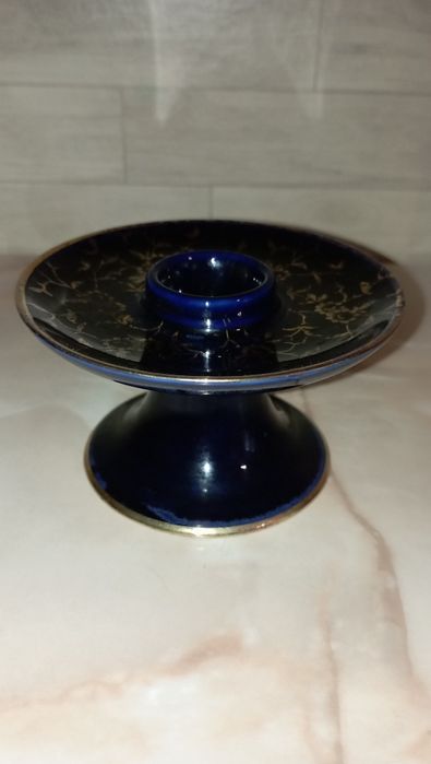 urna din portelan cobalt