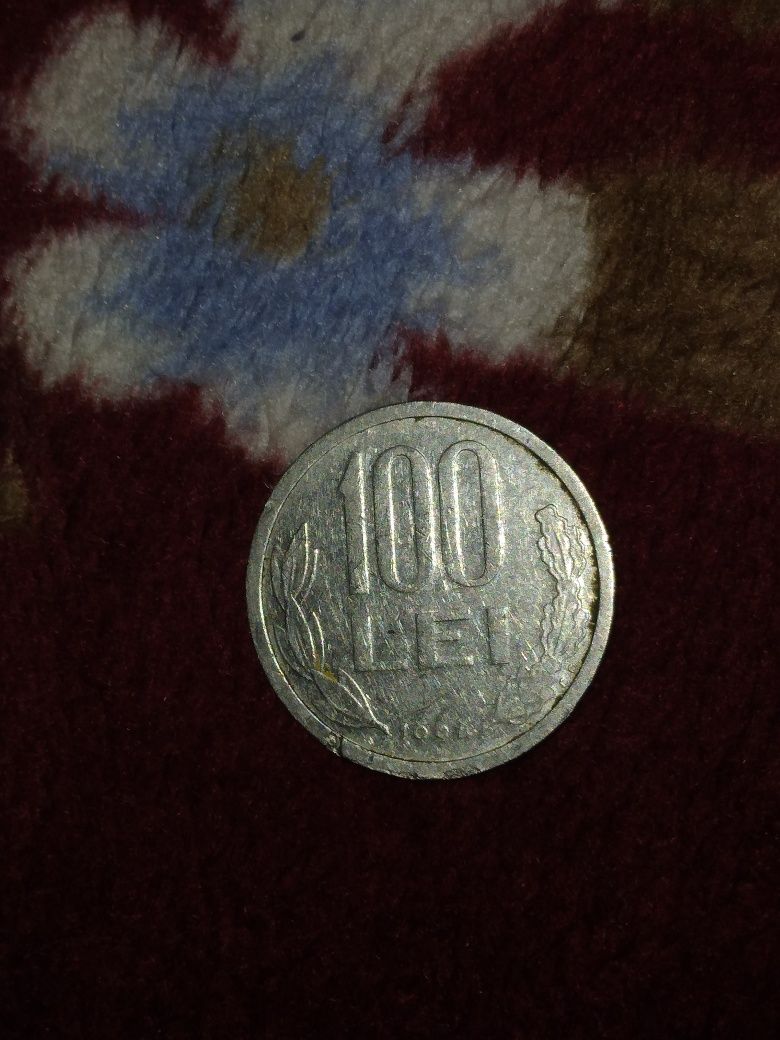 Moneda 100 lei bani vechi