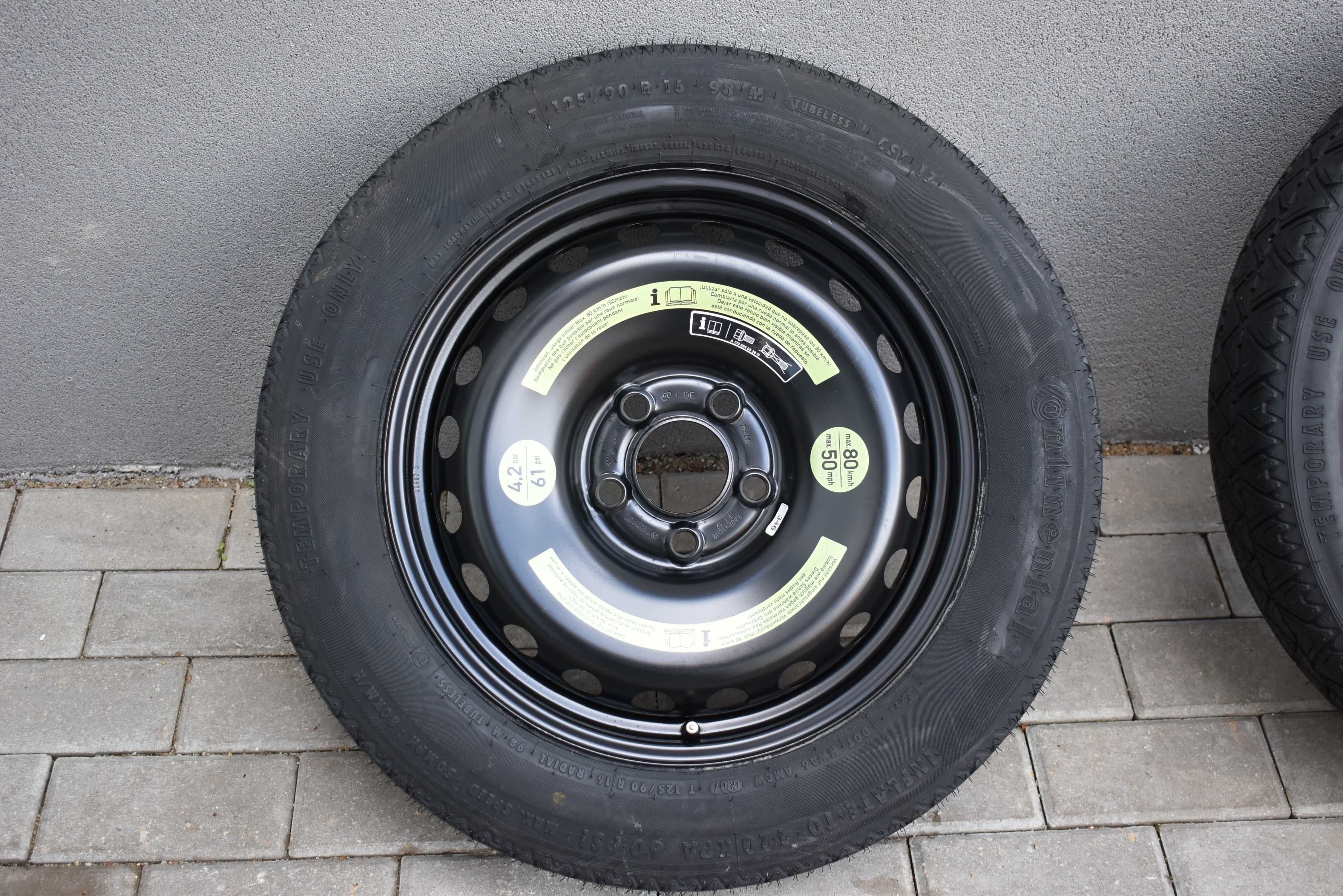 16'' Резервна гума (патерица) Mercedes