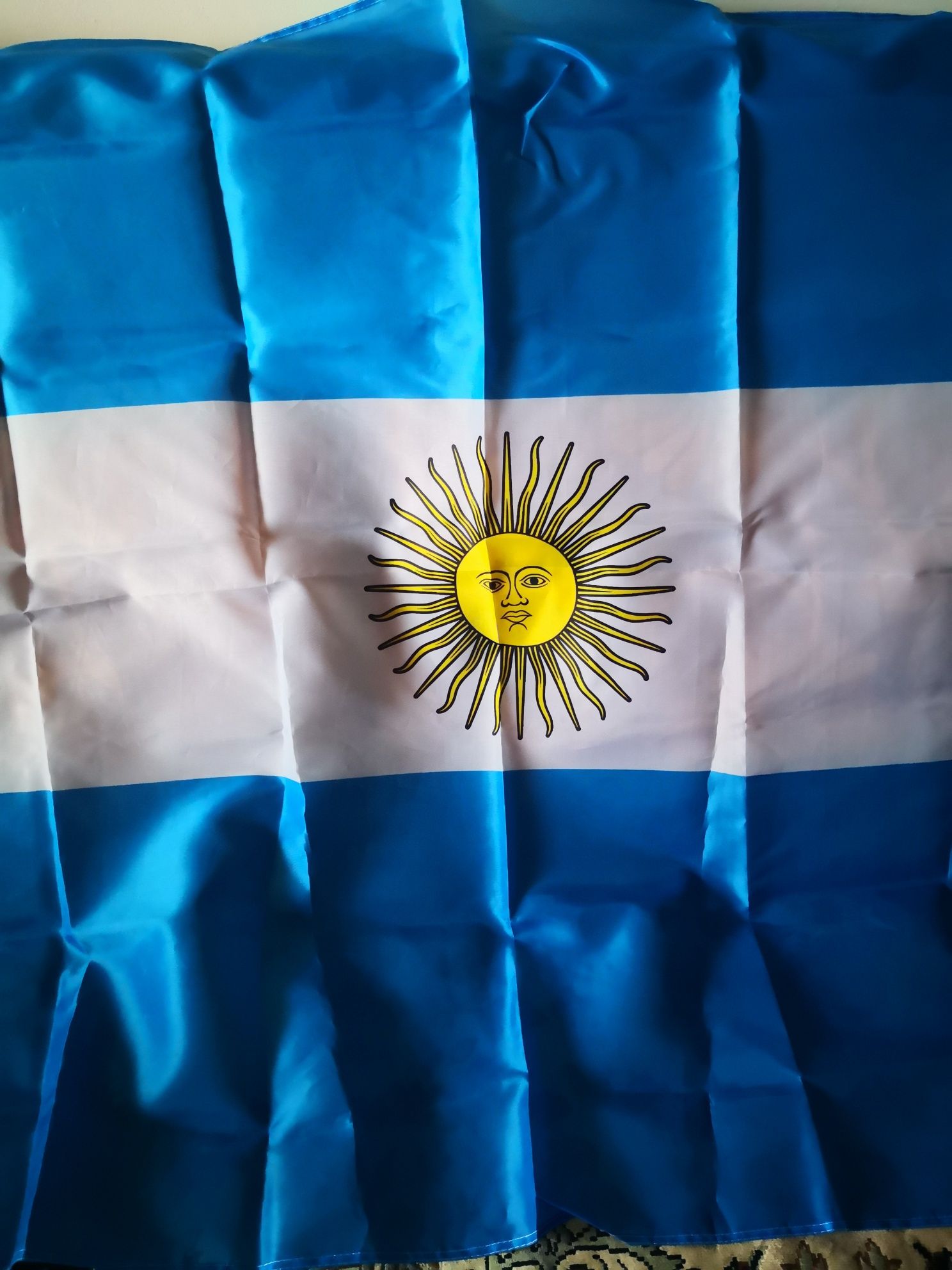 Vând steag - fular Argentina