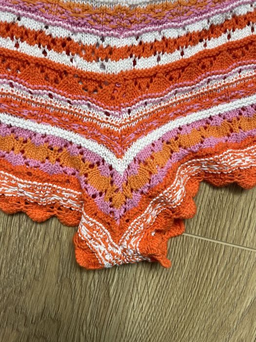 Pantaloni NOI H&M scurti crosetati 100% bumbac Marime XS